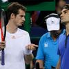 Andy Murray a Roger Federer v Šanghaji