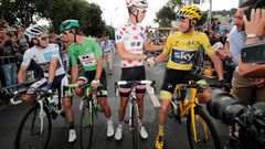 Tour de France 2017: Simon Yates,Michael Matthews, Warren Barguil a  Chris Froome