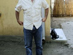 George Clooney v Džubě, hlavním městě jižního Súdánu.