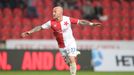 24. kolo HET ligy, Slavia - Karviná: Miroslav Stoch slaví gól na 2:1