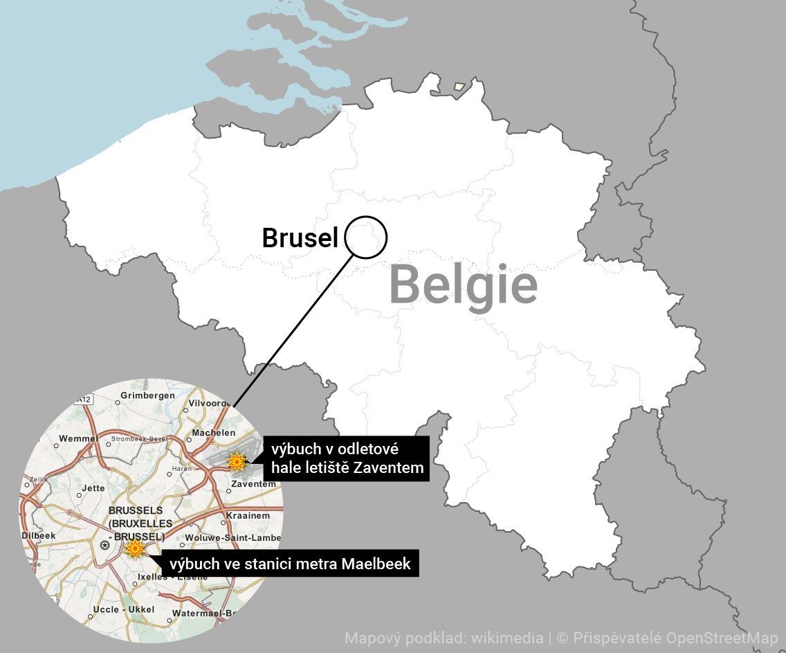 výbuchy v Bruselu