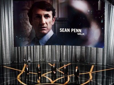Oscar 2009: předávání ceny Seanu Pennovi