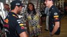 F1, VC Monaka 2017: Daniel Ricciardo, Serena Williamsová a Max Verstappen