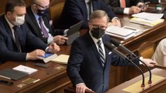 Poslanecká sněmovna - hlasování o důvěře vládě - Petr Fiala