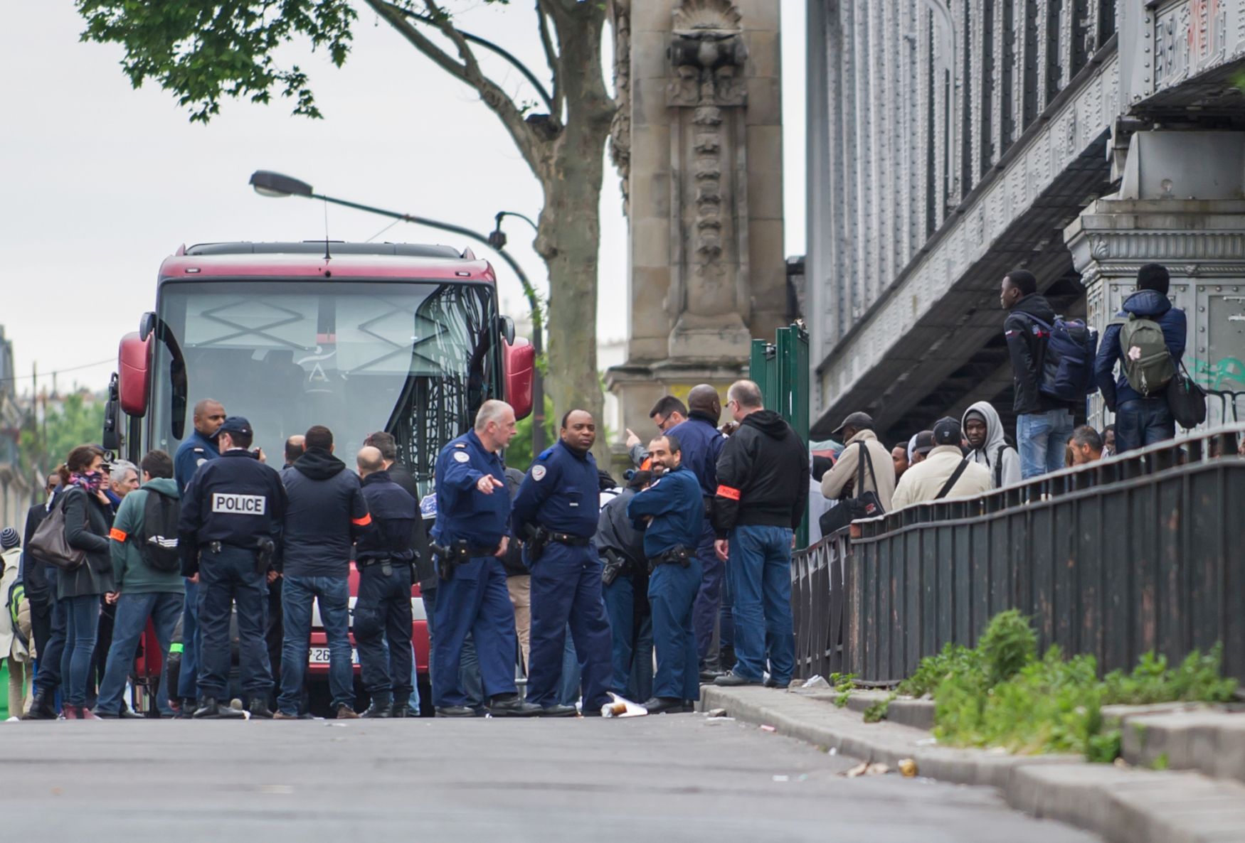 Francouzská policie zasahuje proti imigrantům
