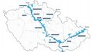 Mapa dosavadního projednání vysokorychlostních tratí v Česku
