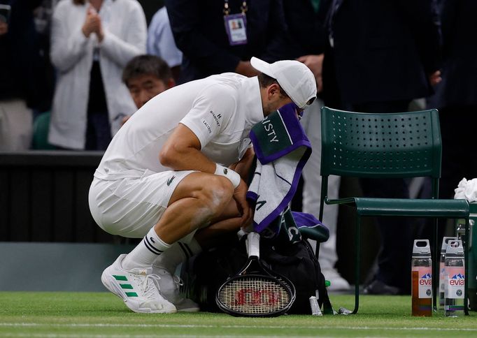 Grigor Dimitrov v slzách