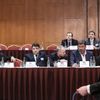 Volební sjezd SPO Zemanovci - Miloš Zeman, Martin Nejedlý, Vratislav Mynář - 28.3.2018