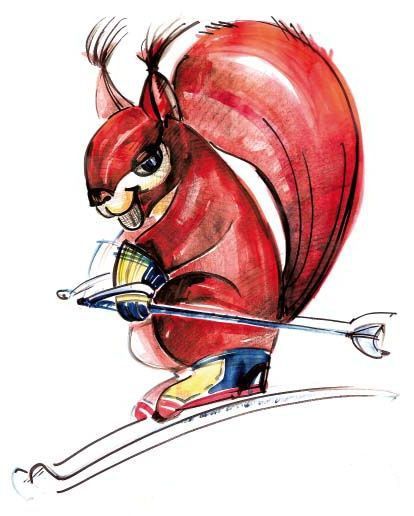 Maskot Liberec 2009 - Veverka