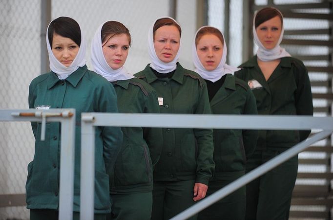 Ivanovo Region prison colony for convicted women IVANOVO REGION, RUSSIA. APRIL 25, 2012. Convicted women wear new uniform at Women's Prison Colony No3 of the Ivanovo Region branch of the Russian Federal Service of Execution of Sentences (UFSIN).