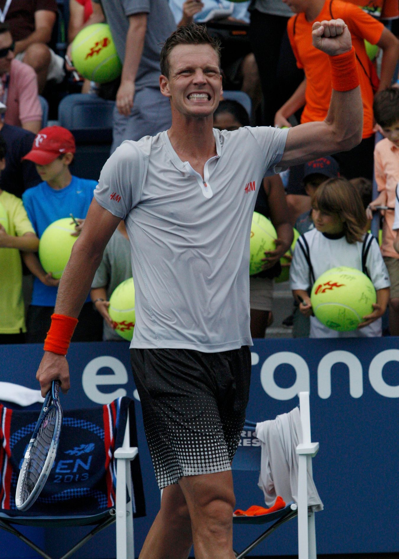 Tomáš Berdych na tenisovém US Open 2013