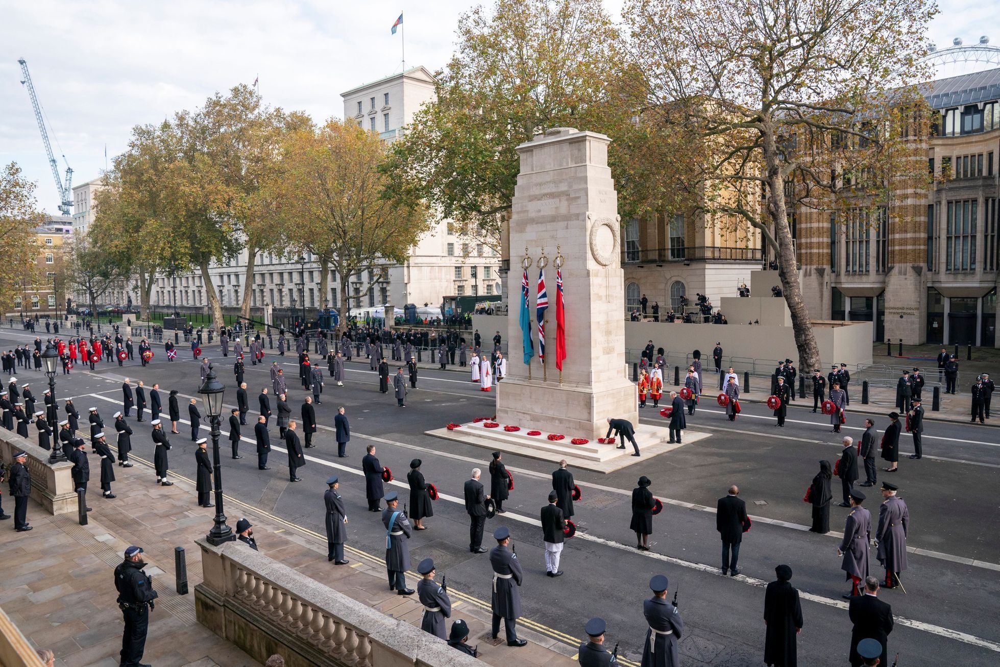 National Service of Remembrance at Cenotaph in London