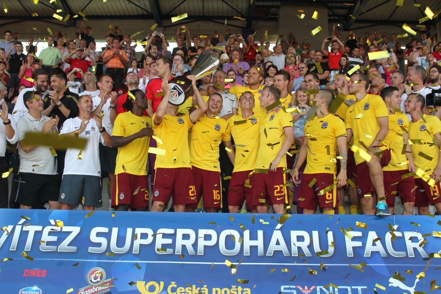 Superpohár 2014, Sparta-Plzeň: Sparta s pohárem