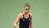 Karolína Plíšková do letošního US Open naskočila při neúčasti Bartyové a Halepové jako nasazená jednička.