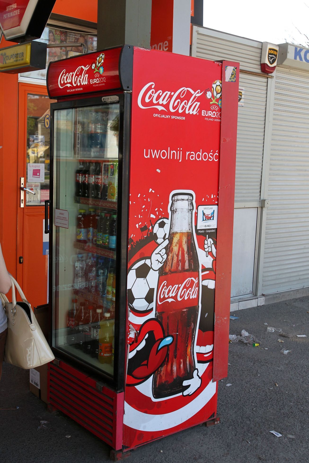 Wroclaw: lednice coca cola