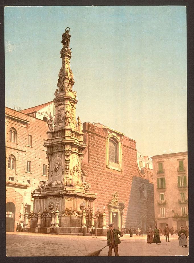 Jižní Itálie - fotochorom - Library of Congress 1900