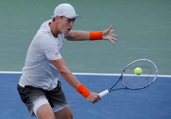 Tomáš Berdych na tenisovém US Open