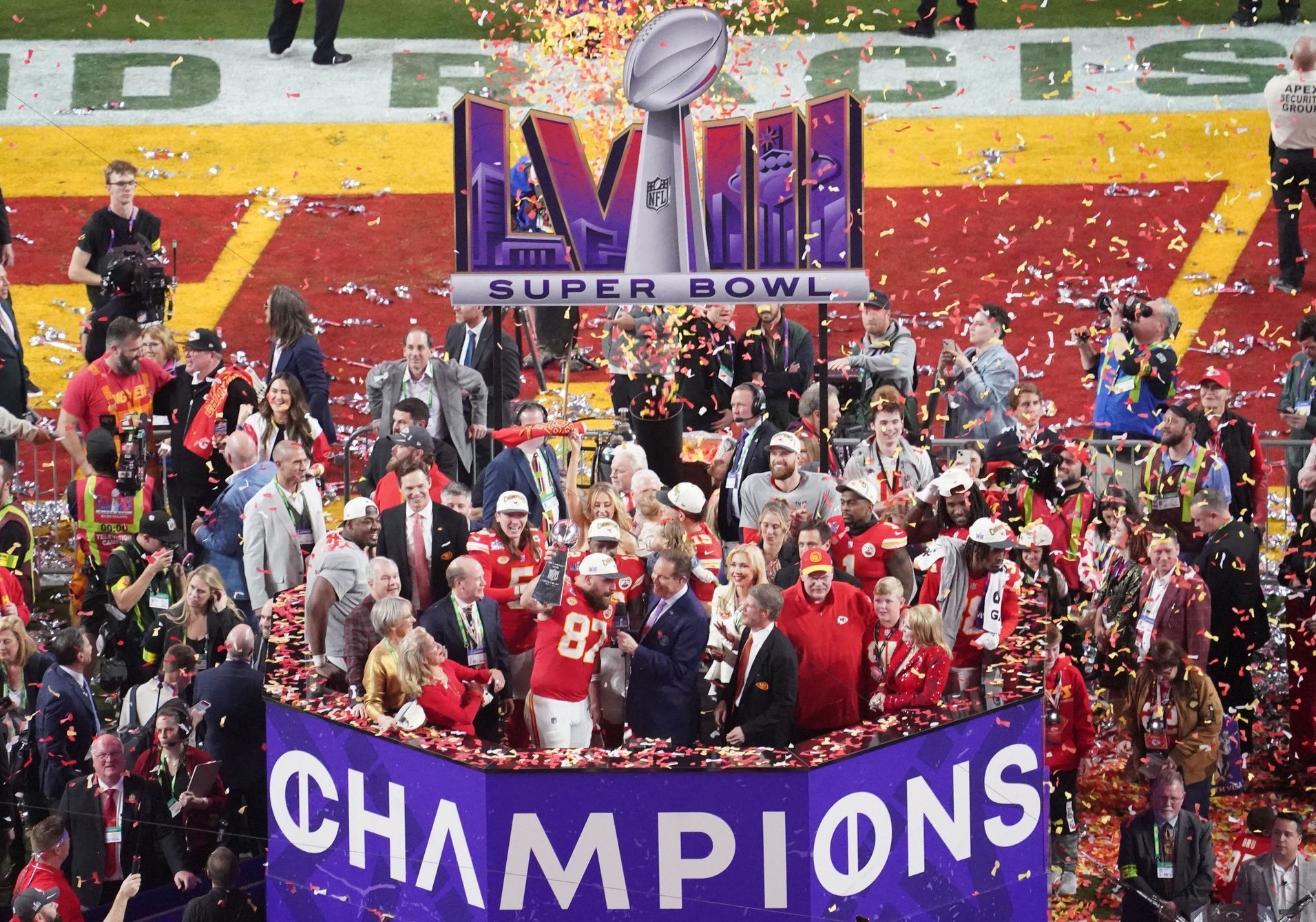 Super Bowl LVIII: vítězný tým Kansas City Chiefs