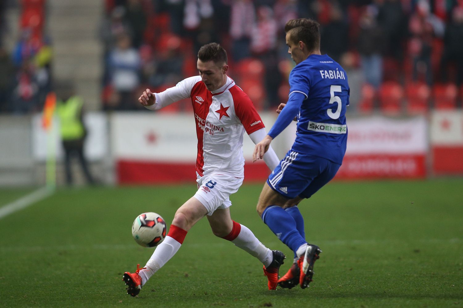 EPL, Slavia-Mladá Boleslav: Jaromír Zmrhal - Tomáš Fabián (5)