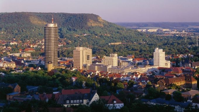 Město Jena leží v německém Durynsku