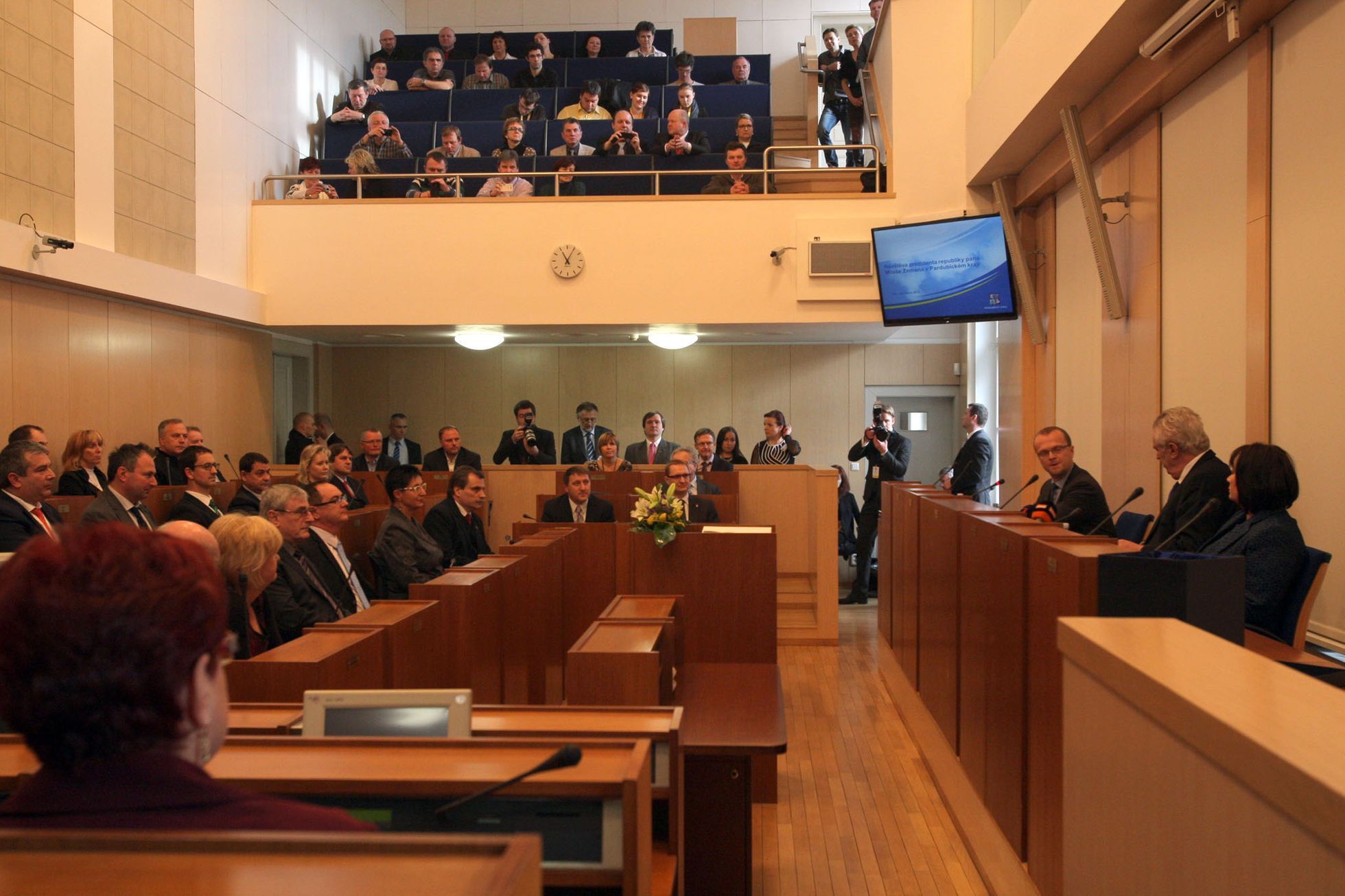 Zeman v Pardubickém kraji