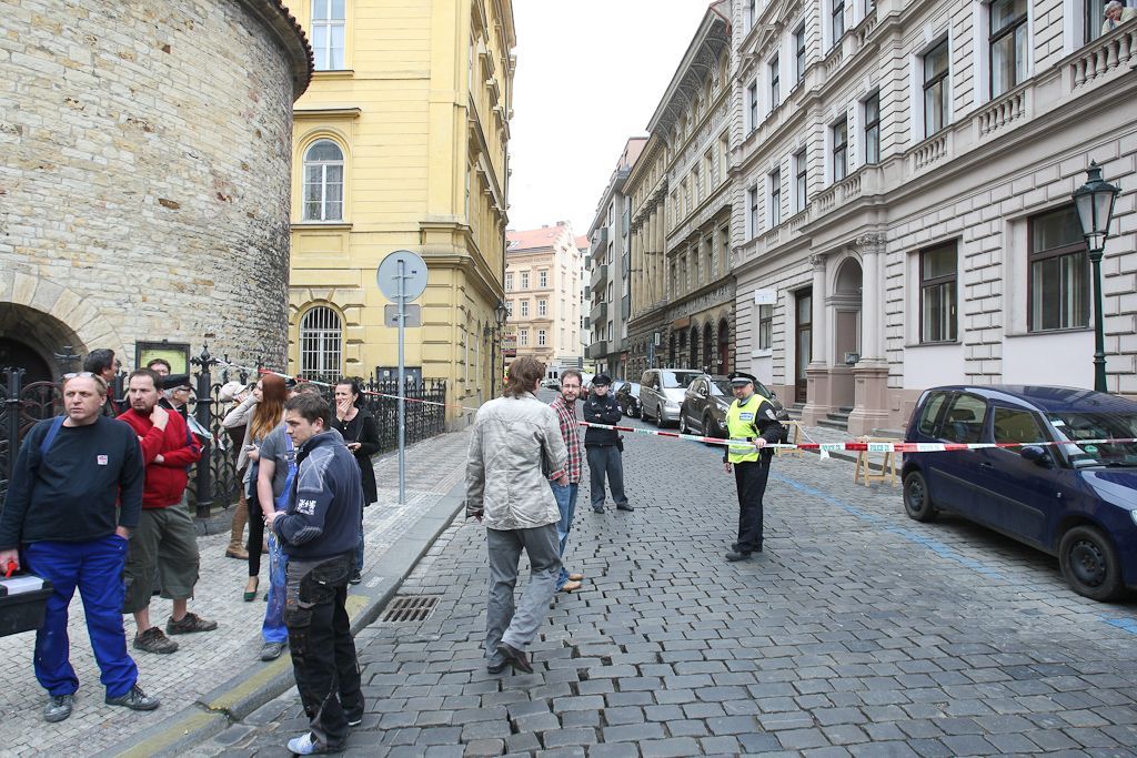 Výbuch v Divadelní ulici