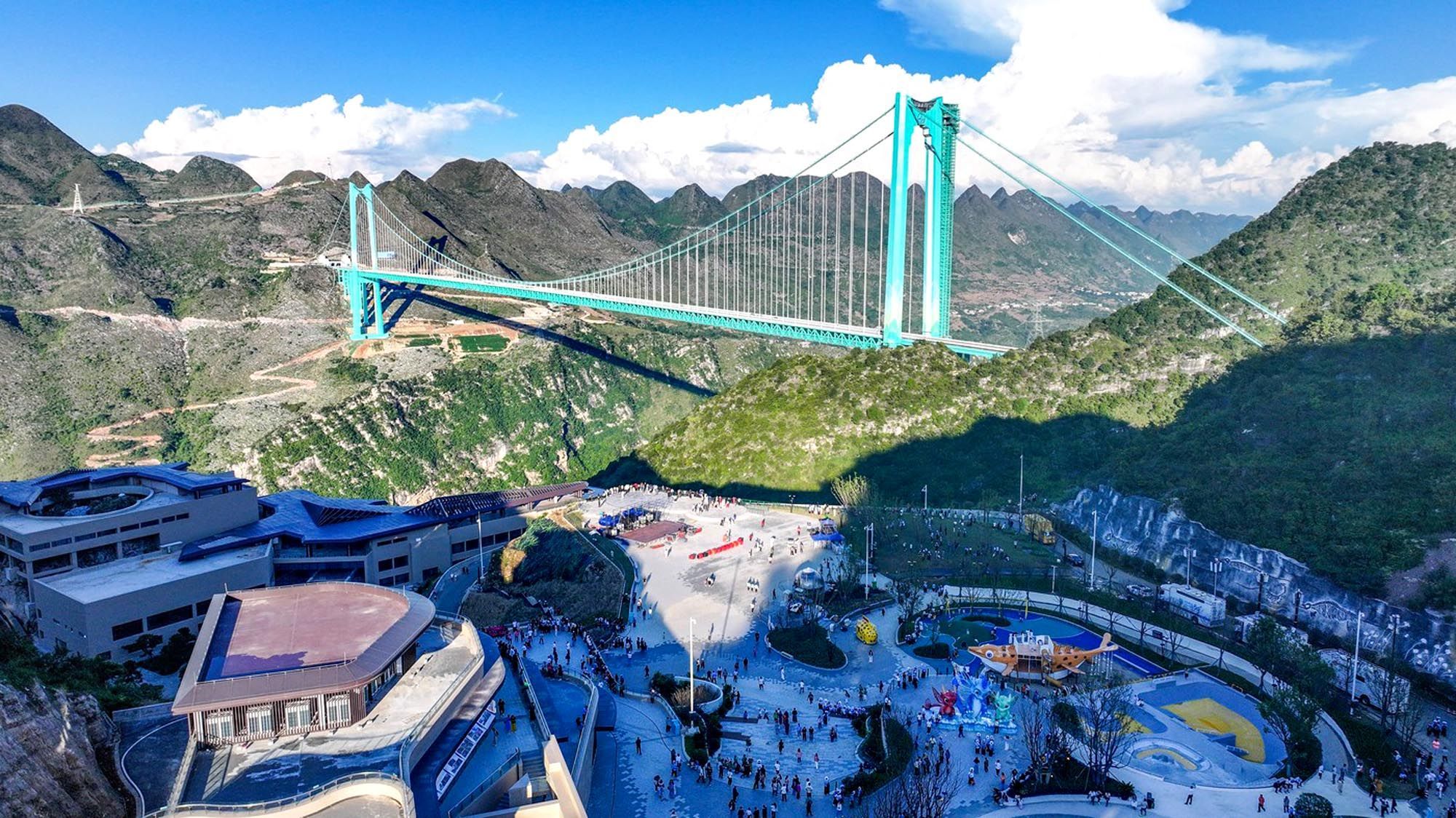 Čína, most, technika, Grand Canyon Bridge