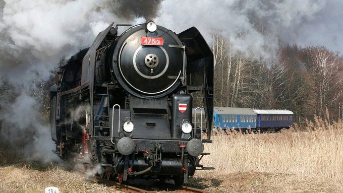 Parní lokomotiva zvaná Šlechtična