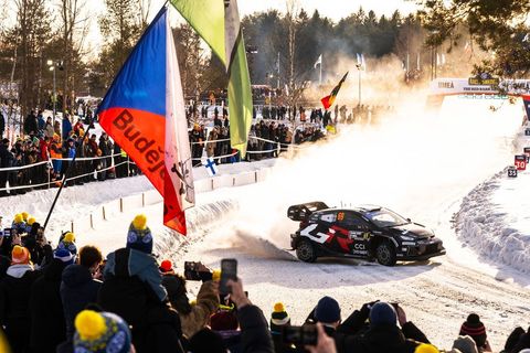 Švédská rallye 2025: Kalle Rovanperä, Toyota