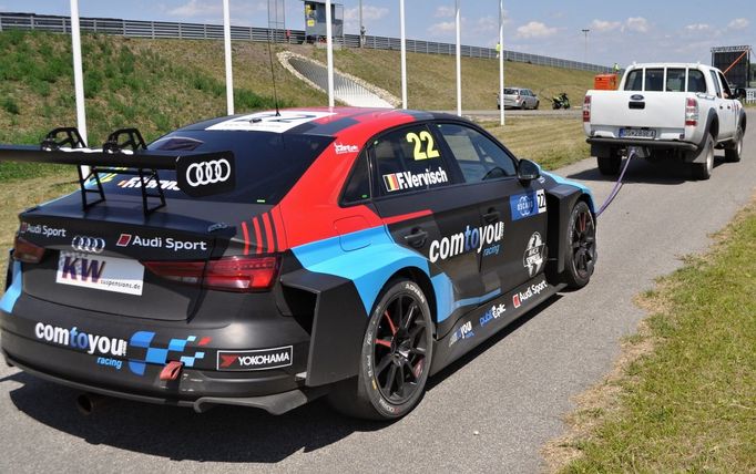 Frédéric Vervisch v závodě WTCR na Slovakia Ringu 2018