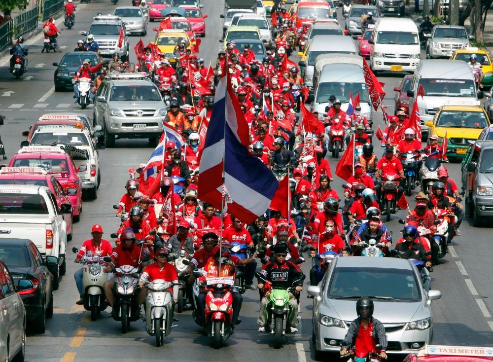 Protivládní demonstrace v Bangkoku