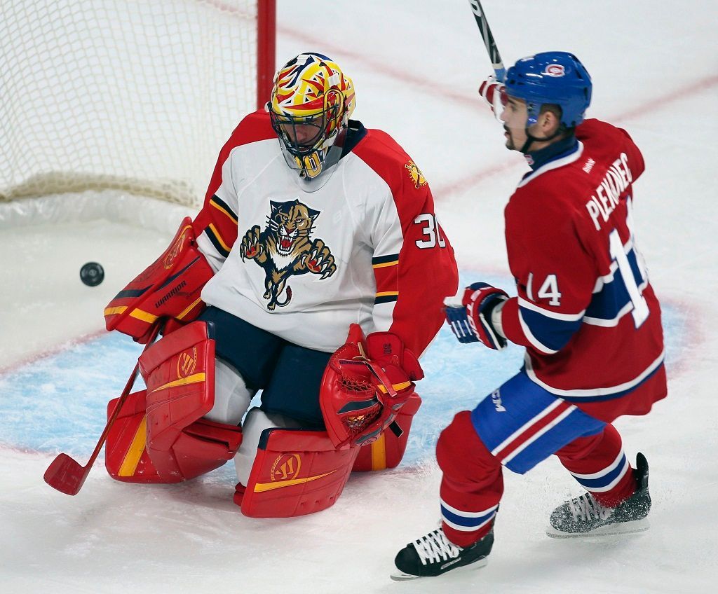 NHL, Montreal Canadiens - Florida Panthers: Tomáš Plekanec a Scott Clemmensen