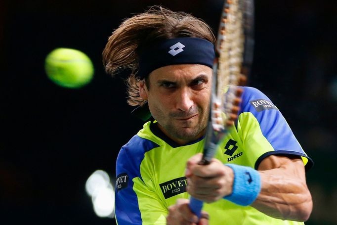 David Ferrer na turnaji Masters v Paříži (2013)