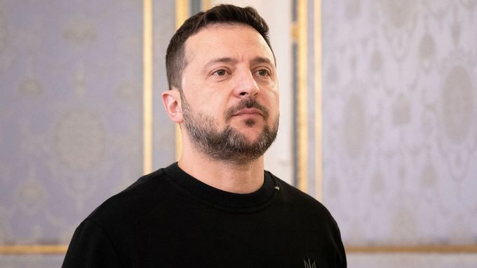 Ukrajinský prezident Volodymyr Zelenskyj.