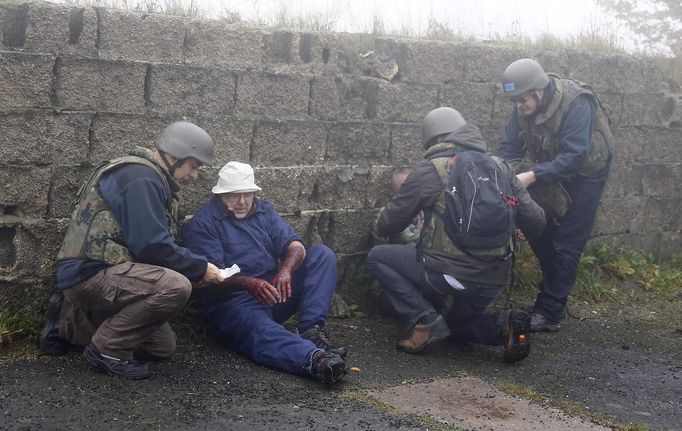 Instruktoři německého Bundeswehru mají chemické inspektory připravit na nejrůznější krizové situace.