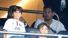 Soccer Football - Ligue 1 - Paris St Germain v RC Strasbourg - Parc des Princes, Paris, France - August 14, 2021  Paris St Germain's Lionel Messi in the stands before the