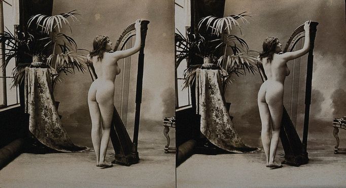 Historické stereofotografie, ilustrace k článku o knize Staré pověsti fotografické