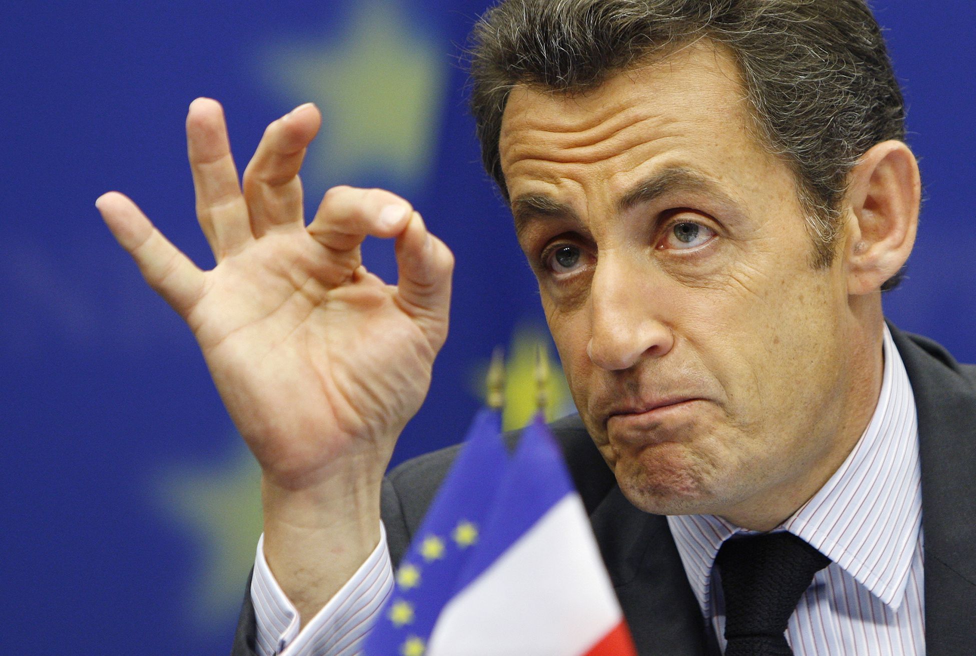 Fotogalerie / Ekonomická krize / Reuters /  15_15. října 2008_Šéfové vlád EU na summitu v Bruselu podpořili záchranný plán pro finanční sektor