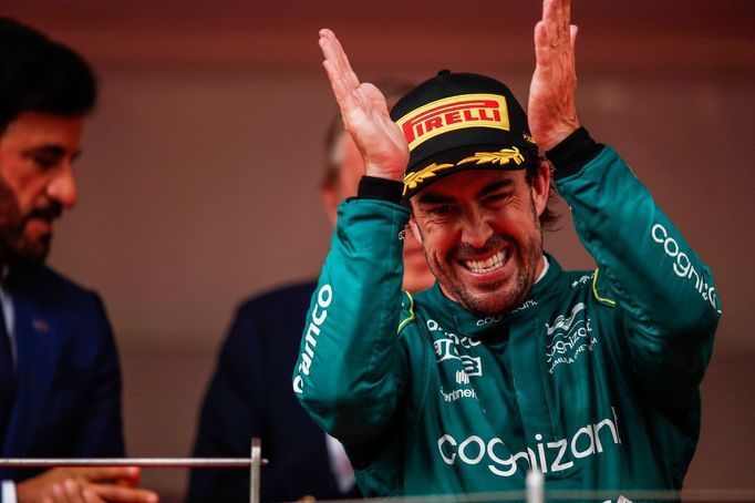 F1, VC Monaka 2023: Fernando Alonso, Aston Martin