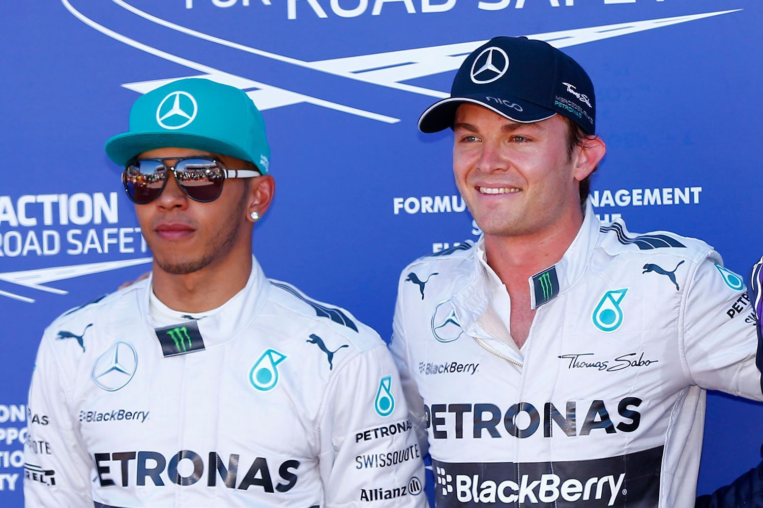 F1: Lewis Hamilton a Nico Rosberg, Mercedes