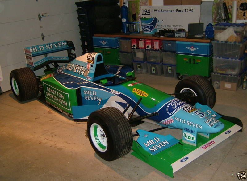 Mistrovské auto Michaela Schumachera, Benetton 1994.