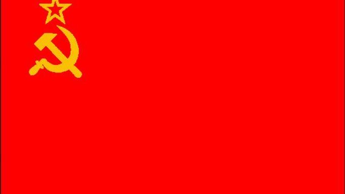 Vlajka bývalého SSSR.