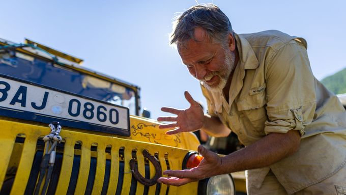 Cestoval Dan Přibáň v Rusku