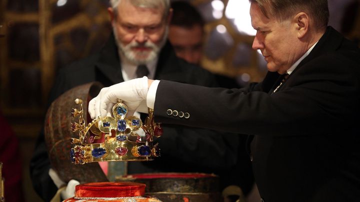Hrad uschoval klíč od Korunní komory v zapečetěné schránce. Kvůli nemoci Zemana; Zdroj foto: Ludvík Hradilek