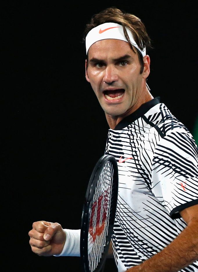 Roger Federer ve finále Australian Open 2017