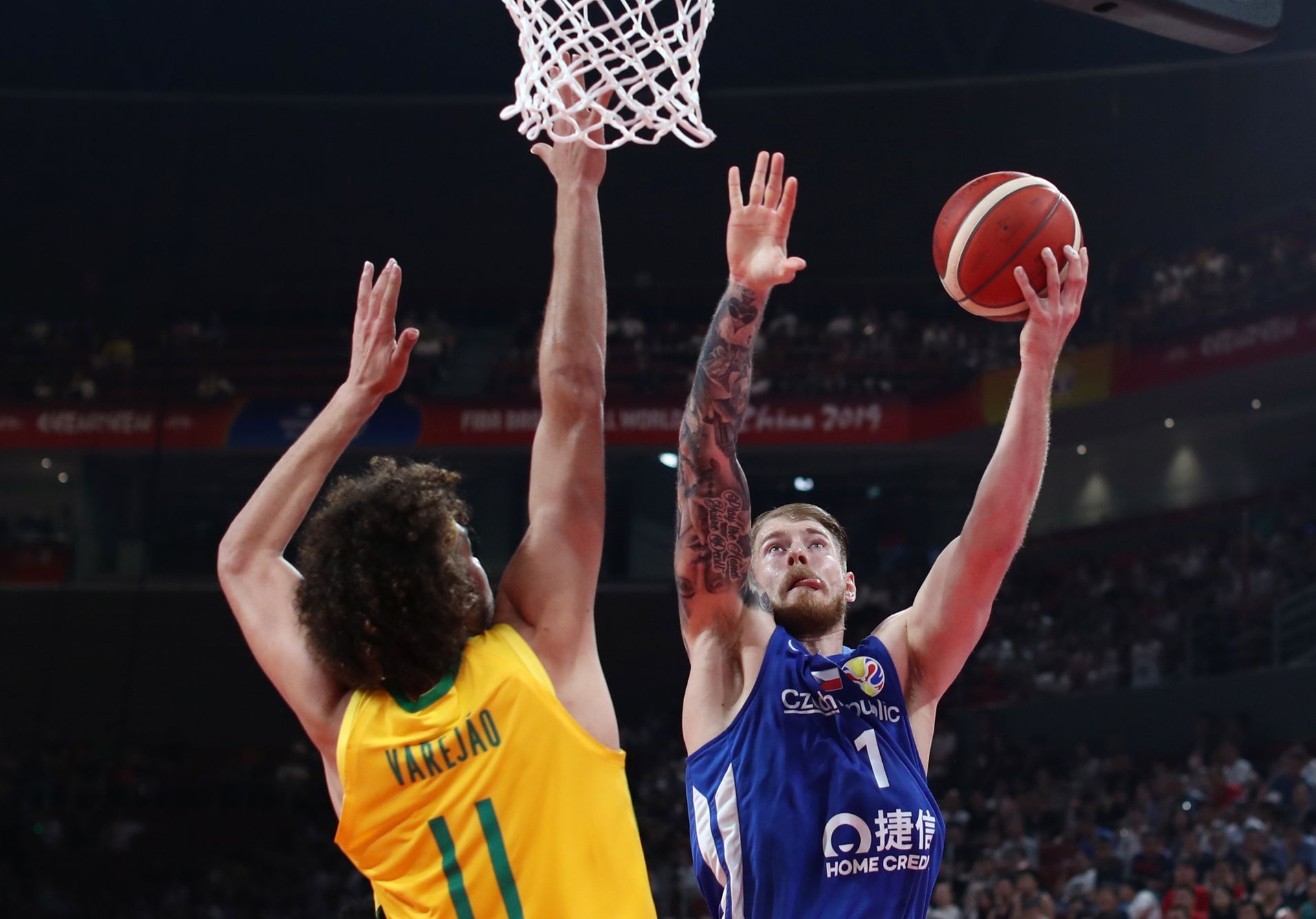 basketbal, MS 2019, Česko - Brazílie, Patrik Auda