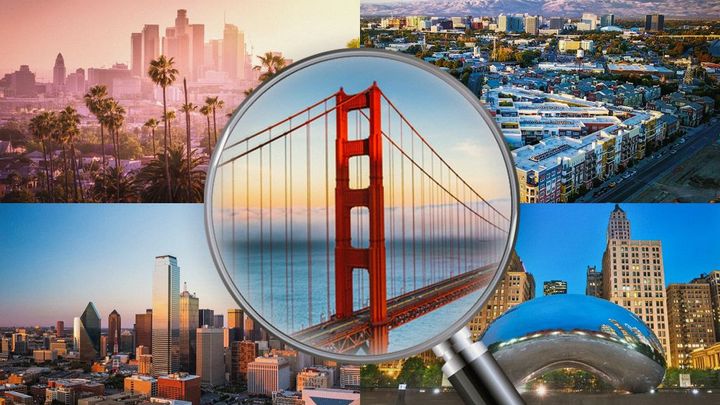 Od New Yorku po Oklahomu City. Najdete na slepé mapě 20 největších měst USA?