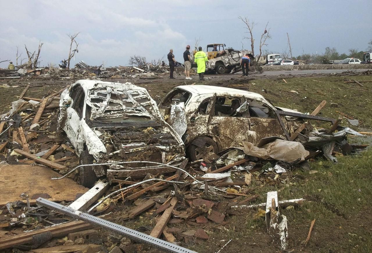 Oklahoma - tornádo - 20. května - Moore