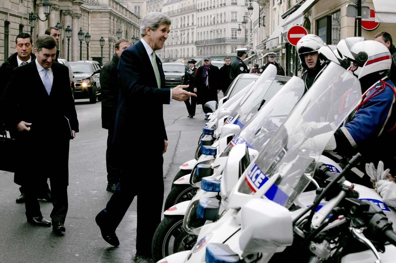 John Kerry na cestě po Evropě - Paříž