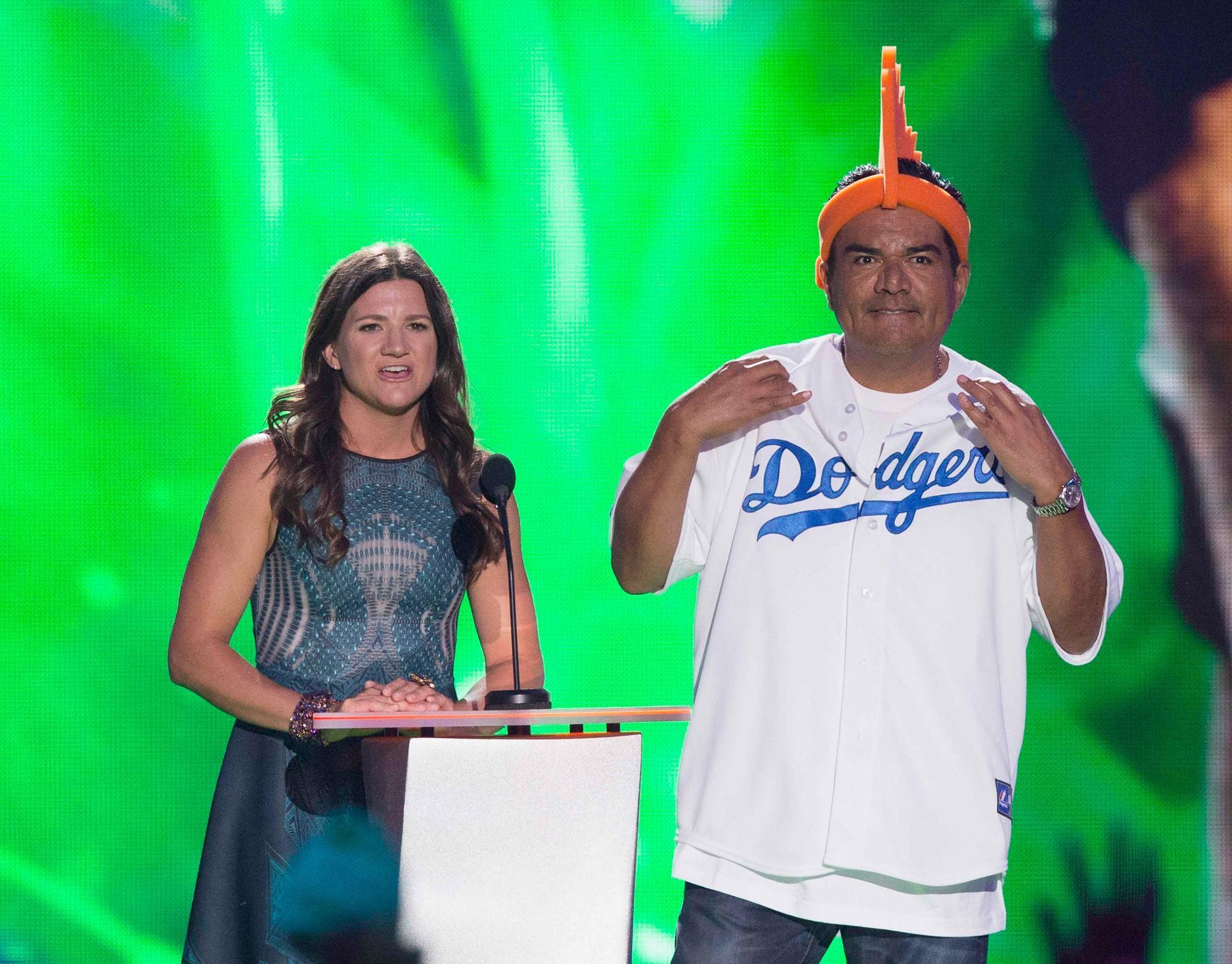 Kids' Choice Sports awards v Los Angeles - Kelly Clark and George Lopez